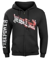 Bluzy męskie - bluza JUDAS PRIEST - FIREPOWER, rozpinana z kapturem-M - miniaturka - grafika 1