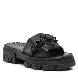 Klapki i japonki damskie - Kurt Geiger Klapki Chelsea Stomp Sandal 8913600109 Black - grafika 1