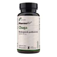 Przeziębienie i grypa - Pharmovit Chaga Błyskoporek podkorowy 90k/400mg - miniaturka - grafika 1