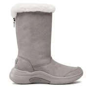 Kozaki damskie - Kozaki Skechers On The Go Midtown 144299/DKTP Szary - miniaturka - grafika 1