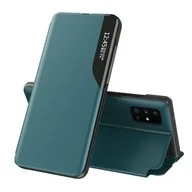 Etui i futerały do telefonów - Eco Hurtel Leather View Case elegancki futerał etui z klapką i funkcją podstawki Samsung Galaxy S20+ (S20 Plus) zielony - Zielony - miniaturka - grafika 1