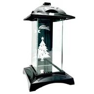 Lampiony i znicze - Znicz kapliczka choinka 30 x 16 cm czarny - miniaturka - grafika 1