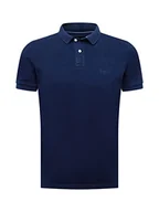 Koszulki męskie - Superdry Męska koszulka polo Vint Destroy, Marynarka marynarska, XXL - miniaturka - grafika 1
