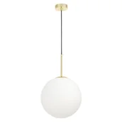 Lampy sufitowe - NOWOCZESNA LAMPA WISZĄCA KLASYCZNE ZŁOTO FREDICA D30 - miniaturka - grafika 1