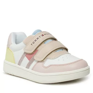Buty dla dziewczynek - Sneakersy Tommy Hilfiger T1A9-33198-1439 Multicolor - grafika 1