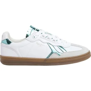 Pepe Jeans Damskie trampki BALL RISE W, białe (białe), 40 UK, biały, 42 EU - Trampki damskie - miniaturka - grafika 1