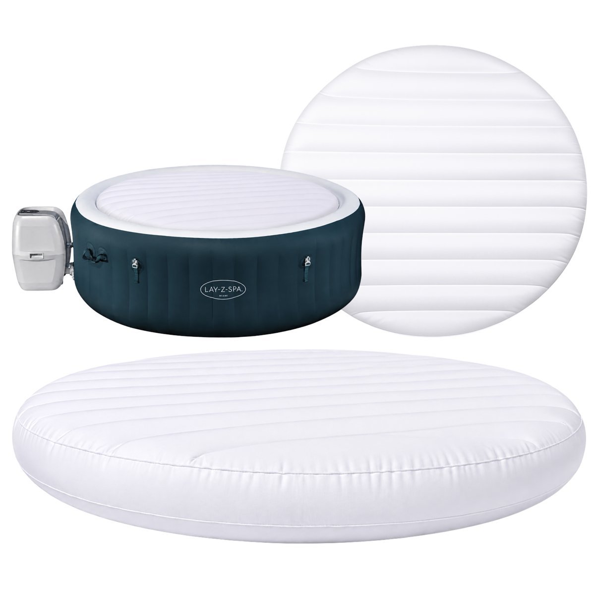 Bestway dmuchana pokrywa termiczna poduszka do jacuzi lay-z-spa 6003c
