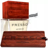 Zapachy samochodowe - FRESSO GENTLEMAN PERFUMY SAMOCHODOWE 50ML + DREWNIANA ZAWIESZKA ZAPACHOWA - miniaturka - grafika 1