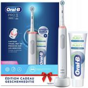 Szczoteczki do zębów - Szczoteczka Oral-B Pro 3 3800 Biała Gift Edition - miniaturka - grafika 1