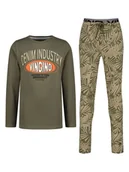 Piżamy chłopięce - Vingino Piżama w kolorze khaki - miniaturka - grafika 1