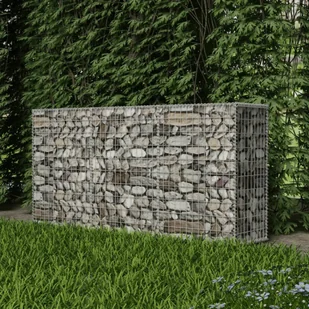 vidaxl Kosz gabionowy ze stali, 200 x 50 100 cm - Pozostałe ozdoby ogrodowe - miniaturka - grafika 6