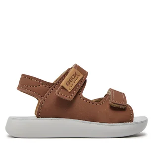Sandały Geox B Sandal Lightfloppy B455SB 00032 C6777 Brązowy - Buty dla chłopców - miniaturka - grafika 1