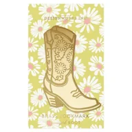 Zakładki do książek - Metalowa zakładka do książek duża - cowgirl boot - Designworks Ink - miniaturka - grafika 1