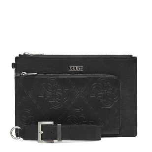 Saszetka Guess PMBONG P5432 Czarny - Torby męskie - miniaturka - grafika 1