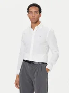 Koszule męskie - Tommy Hilfiger Koszula MW0MW40460 Biały Slim Fit - miniaturka - grafika 1