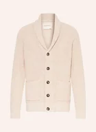 Swetry damskie - Gant Kardigan beige - miniaturka - grafika 1