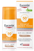 Balsamy i kremy do opalania - Przeciwsłoneczny krem Eucerin Pigment Control SPF50 + Medium Colour 50 ml (4005800302053) - miniaturka - grafika 1