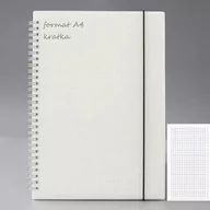 Szkolne artykuły papiernicze - Zeszyt Notes Planner Kratka Na Spirali A4 80 Kartkowy - miniaturka - grafika 1