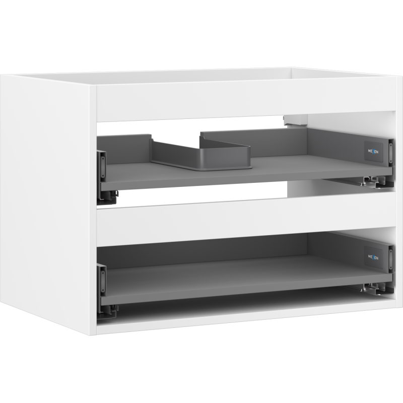 Mexen Box-A korpus szafki podumywalkowej 70 cm, 2 szuflady, biały mat - 91AX0-0700-470-2-01