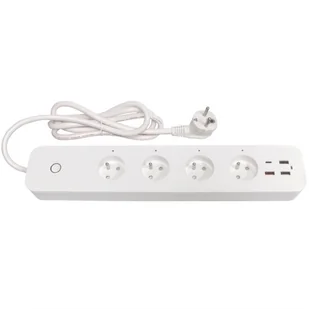 Przedłużacz IMMAX IMMAX NEO LITE SMART 4x FR zásuvka, 3x USB, 1x USB-C Power delivery, Wi-Fi, TUYA, 1,5 m - Przedłużacze i rozgałęźniki Przedłużacz IMMAX IMMAX NEO LITE SMART 4x FR zásuvka, 3x USB, 1x USB-C Power delivery, Wi-Fi, TUYA, 1,5 m - Przedłużacze i rozgałęźniki - miniaturka - grafika 1