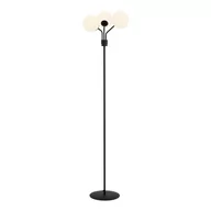 Lampy stojące - Emibig NOVA LP3 BLACK/OPAL 1138/LP3 lampa podłogowa szklane klosze 1138/LP3 - miniaturka - grafika 1