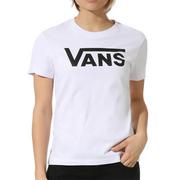 Koszulki sportowe damskie - Koszulka Vans T-Shirt Flying V Crew Tee VN0A3UP4WHT1 - biała - miniaturka - grafika 1