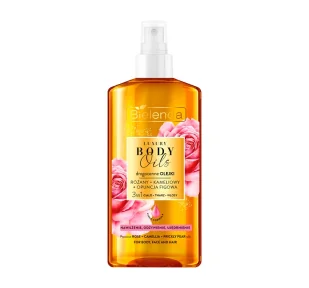 Bielenda Luxury Body Oils drogocenny olejek 3w1 Różany, Kameliowy, Opuncja Figowa 150 ml - Olejki do ciała i włosów - miniaturka - grafika 1