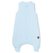 Kombinezony dla dzieci - Śpiworek do spania muślinowy błękitny - miniaturka - grafika 1