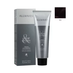 ALLWAVES Farba do włosów 5.5 Mahoniowy Jasny Kasztan 100 ml - Farby do włosów i szampony koloryzujące - miniaturka - grafika 2