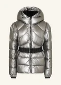 Kurtki narciarskie - Luhta Kurtka Narciarska Suukisvaara Ze Sztucznym Futrem silber - miniaturka - grafika 1