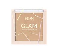 Rozświetlacze do twarzy i ciała - HEAN - GLAM HIGHLIGHTER POWDER - Wielofunkcyjny rozświetlacz do twarzy i ciała - 7,5 g - 204 - GOLD GLOW - miniaturka - grafika 1