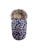 Śpiworki dla dzieci - MATEX Śpiwór VENUS+mufka [TB0308_V9]flamingi - miniaturka - grafika 1