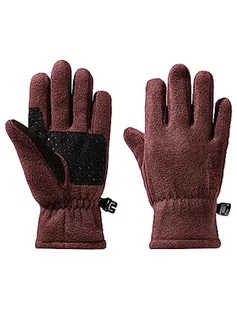 Jack Wolfskin Unisex Dziecięce rękawiczki polarowe Glove K, Boysenberry, 152, Boysenberry, 152 - Rękawiczki - miniaturka - grafika 1