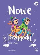 Edukacja przedszkolna - Nowe przygody Olka i Ady. Poziom B i B+. Karty pracy. Część 2 - miniaturka - grafika 1