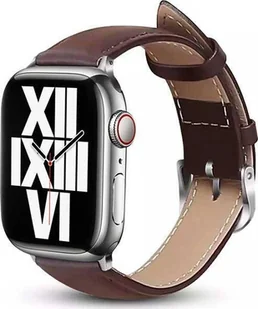 Crong Pasek Noble Band do Apple Watch 42/44/45/49 mm, brązowy - Akcesoria do smartwatchy - miniaturka - grafika 2
