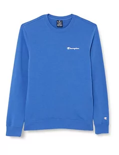 Champion Męska bluza z okrągłym dekoltem Legacy American Classics Heavy Powerblend Terry małe logo, kobaltowy niebieski, XL - Bluzy męskie - miniaturka - grafika 1