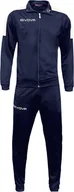 Dresy męskie - Givova Dres treningowy bluza + spodnie Tuta Revolution granatowo-biały TR033 0403 S - miniaturka - grafika 1