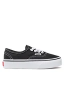 Buty dla dziewczynek - Vans Tenisówki Authentic VN000WWX6BT1 Czarny - miniaturka - grafika 1