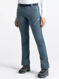 Spodnie sportowe damskie - Dare 2b Spodnie softshellowe "Melodic Pro" w kolorze szarym - grafika 1