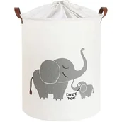 Pojemniki na zabawki - KOSZ NA ZABAWKI PRANIE POJEMNIK BIELIZNE ORGANIZER - miniaturka - grafika 1