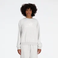 Bluzy damskie - Bluza damska New Balance WT41503AHH szara - miniaturka - grafika 1