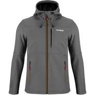 Odzież trekkingowa męska - Kurtka trekkingowa męska softshell Alpinus Vinicunca grafitowy - miniaturka - grafika 1