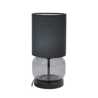 Lampy stojące - Dorme lampa stołowa 1xE27 czarna/grafitowa TB-63748-BL-SG - miniaturka - grafika 1