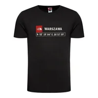 Koszulki męskie - THE NORTH FACE KOSZULKA GPS WARSZAWA NF0A896RJK3 r M - miniaturka - grafika 1