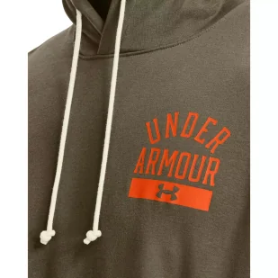 Koszulka męska Under Armour Rival Terry CB SS Hoodie - Koszulki sportowe męskie - miniaturka - grafika 3
