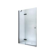 Mexen Roma drzwi prysznicowe uchylne 90 cm, transparent, czarne - 854-090-000-70-00