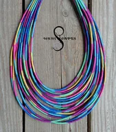 Naszyjniki - Masajka 100% BAWEŁNA - miniaturka - grafika 1