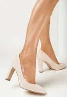 Czółenka - Różowe Czółenka na Wysokim Cienkim Słupku Lathia - miniaturka - grafika 1