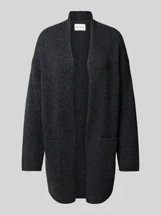 Kardigan o kroju oversized z miękkiej mieszanki żywej wełny - Swetry damskie - miniaturka - grafika 1