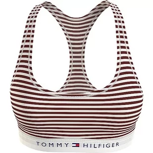 Tommy Hilfiger Biustonosze damskie bez podszewki z nadrukiem bralette, Mini Sekwoja Ithaca, L - Biustonosze - miniaturka - grafika 1